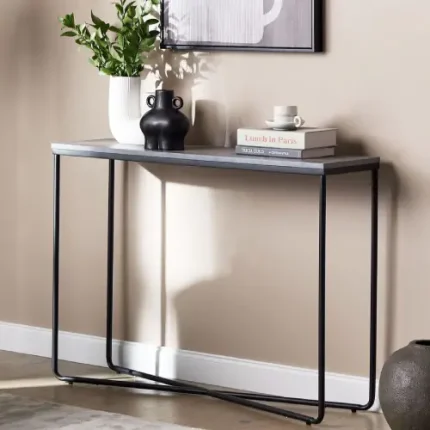 Lakota Black Console Table