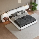 Curve Bed With side table