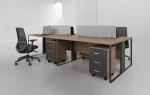 Linear Workstation for 4 Persons