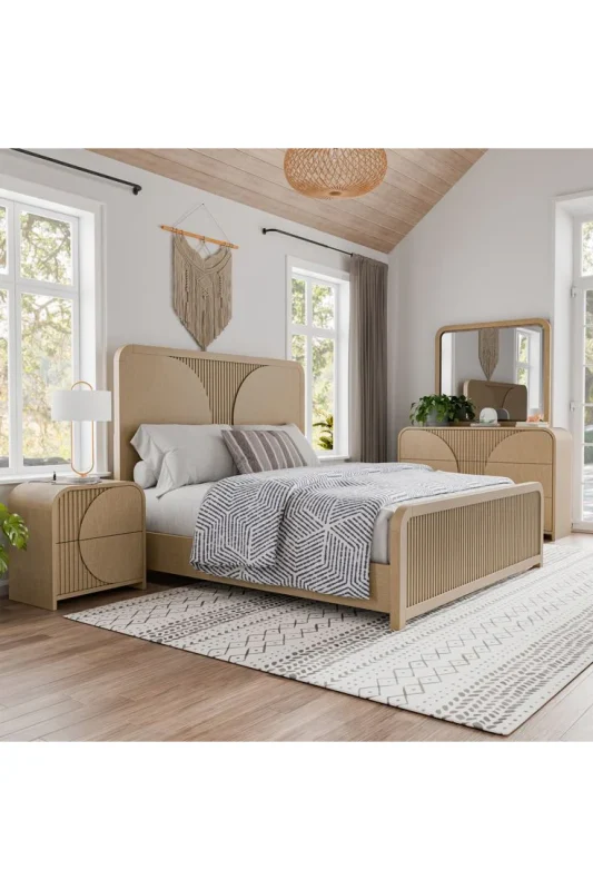 Lux Bed with Side table