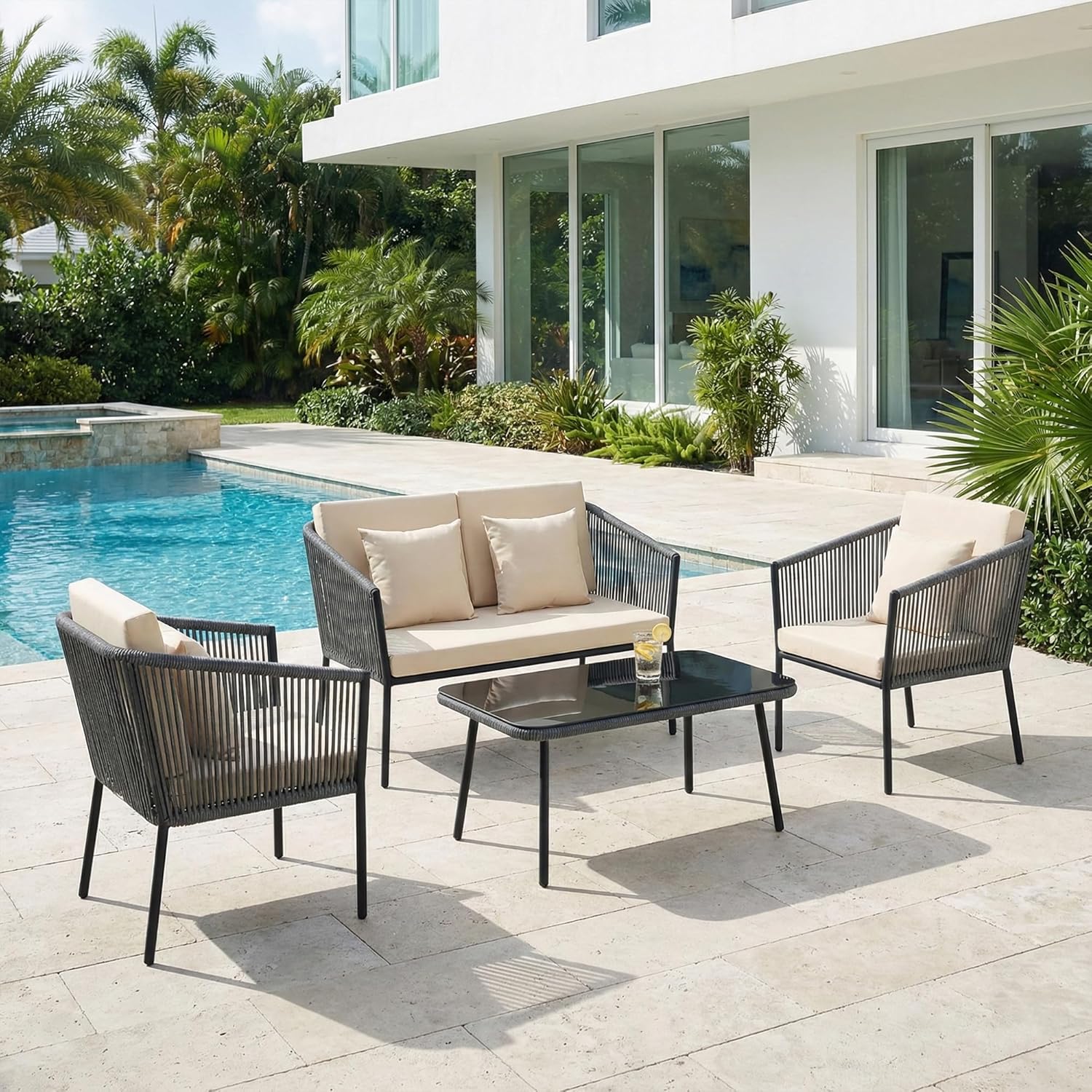 Outdoor 4 Seater Sofa Set 2 Outdoor 4 Seater Sofa Set